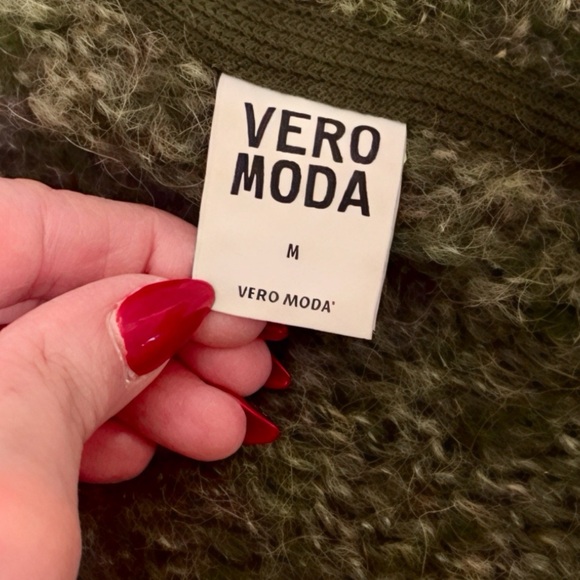 Vero Moda Forest Green Crew Neck Sweater - Picture 8 of 10